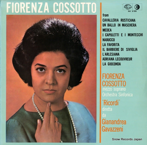 COSSOTTO, FIORENZA fiorenza cossotto SH5199