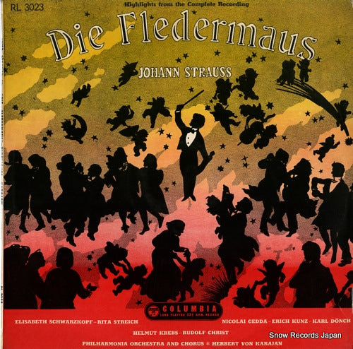 KARAJAN, HERBERT VON j.strauss; die fledermaus (complete) RL3023