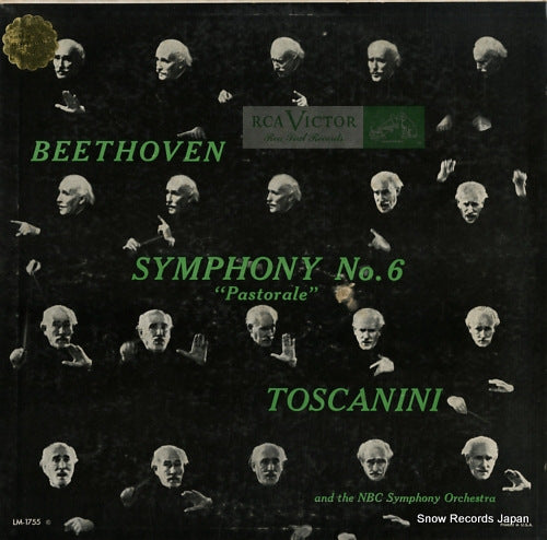 TOSCANINI, ARTURO beethoven; symphony no.6 "pastorale" LM-1755