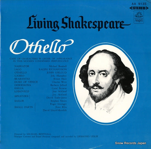 BENTHALL, MICHAEL living shakespeare "othello" AA9135