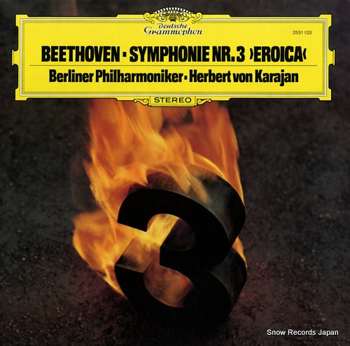 KARAJAN, HERBERT VON beethoven; symphonie nr.3 "eroica" 2531103