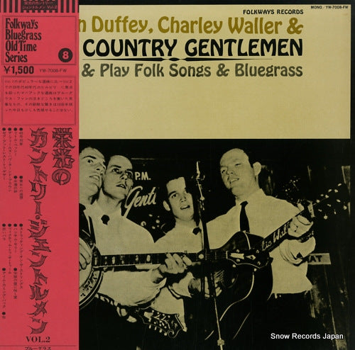 COUNTRY GENTLEMAN sing & play folk songs & bluegrass YW-7008-FW