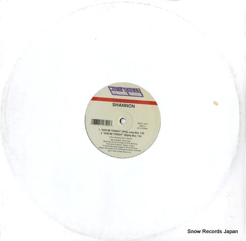 SHANNON give me tonight SPEC-1610