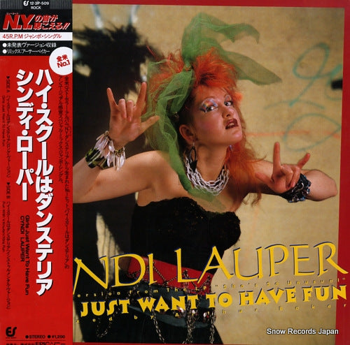 LAUPER, CYNDI girls just want to have fun 12.3P-509