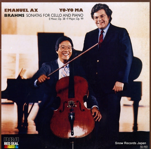 AX, EMANUEL brahms; sonatas for cello and piano op.38 and op.99 RCL-8423
