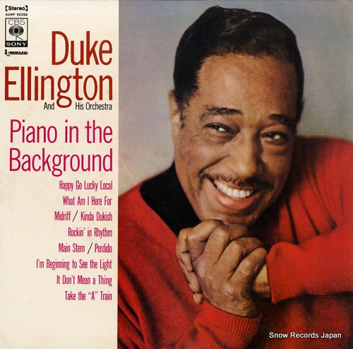 ELLINGTON, DUKE piano in the background SONP50252