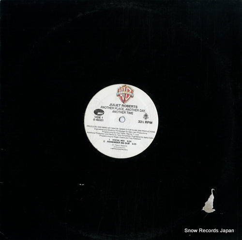 ROBERTS, JULIET another place another day, another time 0-40321