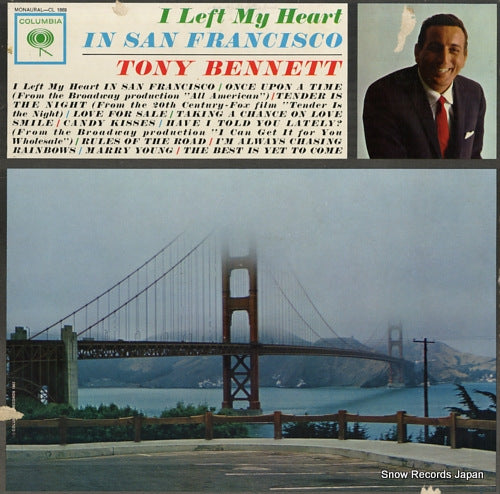 BENNETT, TONY i left my heart in san francisco CL1869
