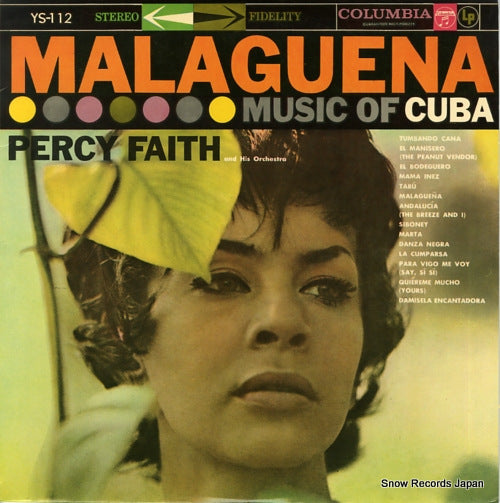FAITH, PERCY malaguena music of cuba YS-112