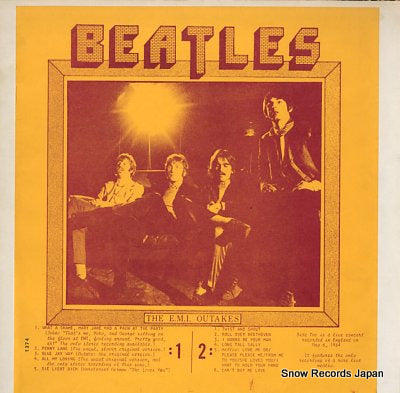 BEATLES, THE the e.m.i. outakes 1374