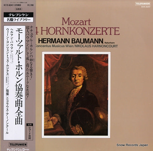 BAUMANN, HERMANN mozart; 4 hornkonzerte K17C8347
