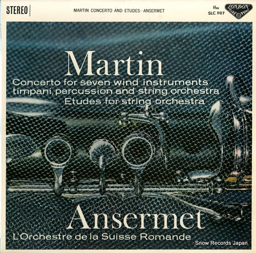 ANSERMET, ERNEST martin; concerto for seven wind instruments timpani, percussion and string orchestra SLC1197