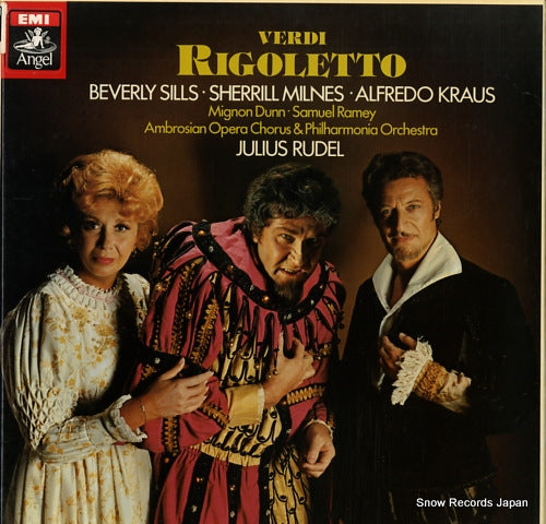 RUDEL, JULIUS verdi; rigoletto (oper in vier akten) 1C157-03676/78S