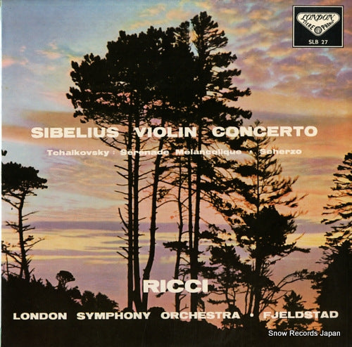 RICCI, RUGGIERO / OIVIN FJELDSTAD sibelius; violin concerto SLB27