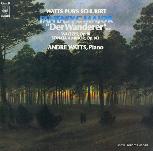 WATTS, ANDRE schubert; fantasy c major "der wanderer" op.15 SOCO119