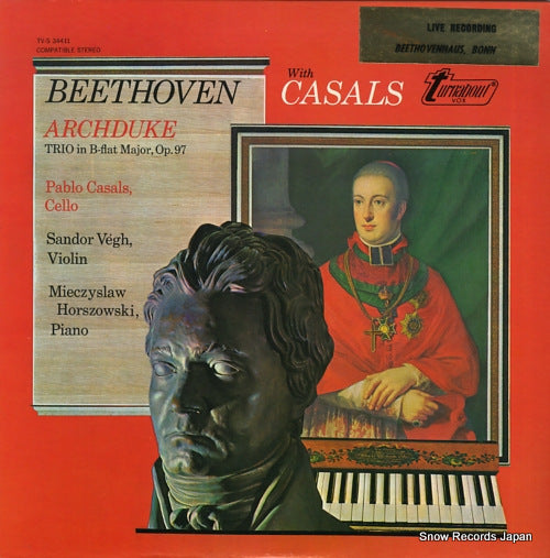 CASALS, PABLO beethoven; archduke trio,op.97 TV-S34411