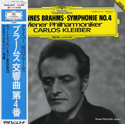 KLEIBER, CARLOS brahms; symphonie no.4 28MG0027