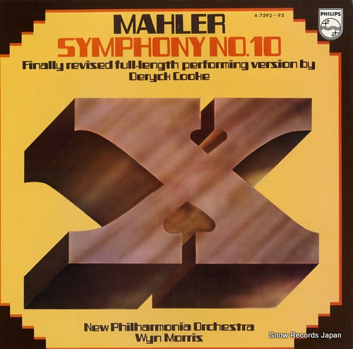 MORRIS, WYN mahler; symphony no.10 X-7592-93