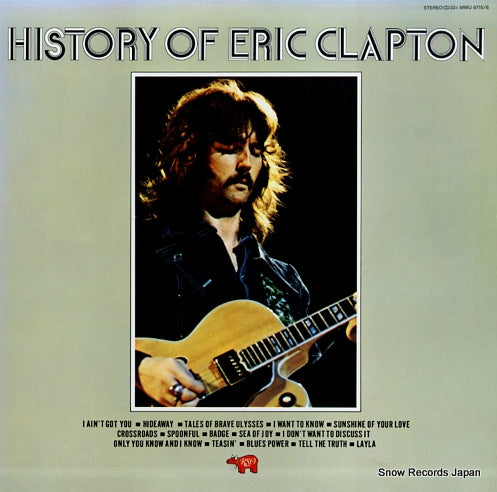 CLAPTON, ERIC history of eric clapton MWU9715/6