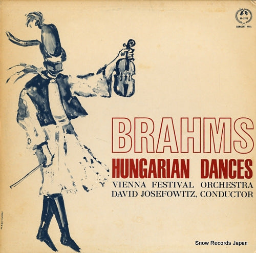 JOSEFOWITZ, DAVID brahms; hungarian dances M-2279