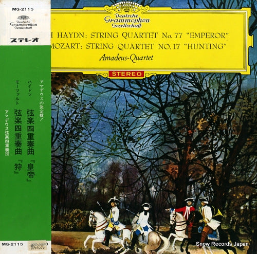 AMADEUS QUARTETT haydn; string quartet no.77 "emperor" MG-2115