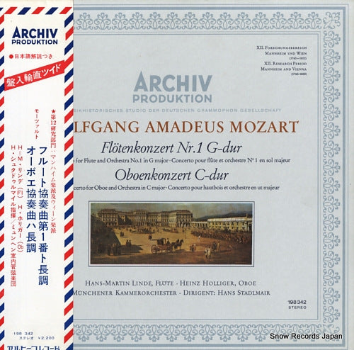STADLMAIR, HANS mozart; flotenkonzert nr.1 / oboekonzert c-dur 198342