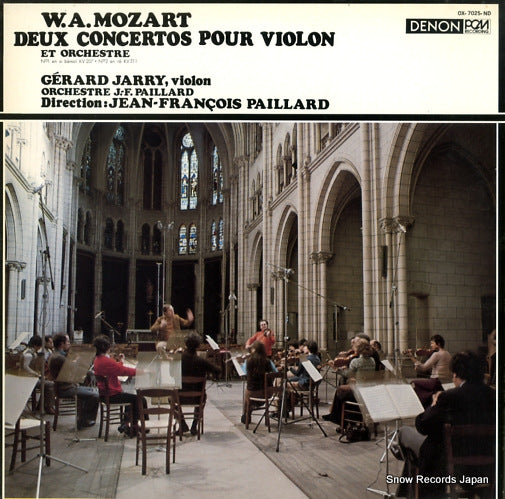 PAILLARD, JEAN-FRANCOIS mozart; concerto no.1 & no.2 OX-7025-ND