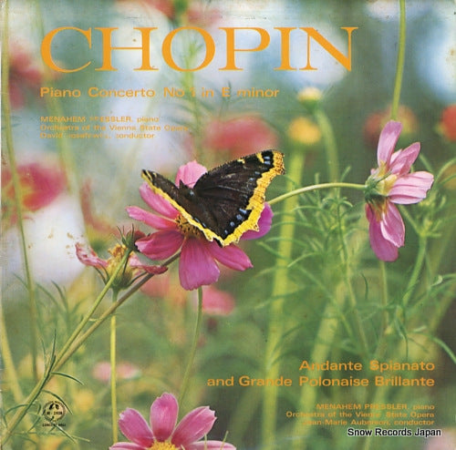 PRESSLER, MENAHEM chopin; piano concerto no.1 in e minor M-2408