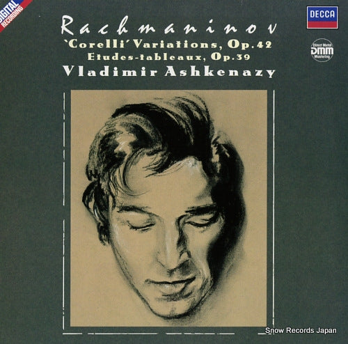 ASHKENAZY, VLADIMIR rachmaninov; "corelli" variations, op.42 / etudes-tableaux, op.39 6.43993