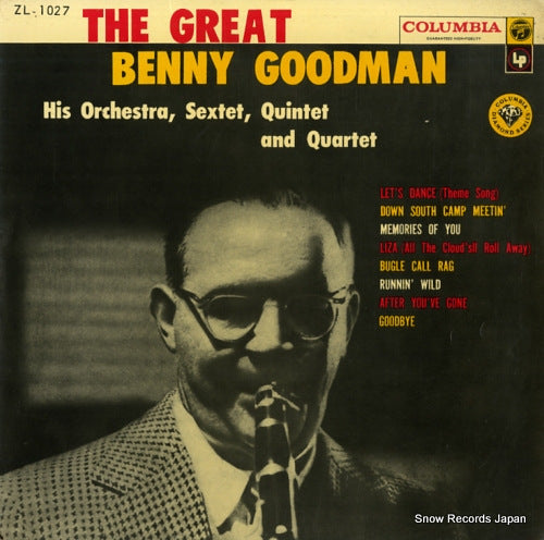 GOODMAN, BENNY the great benny goodman ZL-1027