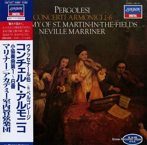 MARRINER, NEVILLE pergolesi; concerti armonici 1-6 L28C1457