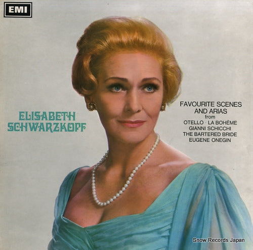SCHWARZKOPF, ELISABETH favourite scenes and arias SAX5286