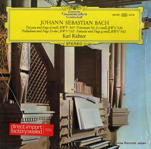 RICHTER, KARL bach; toccata und fuge d-moll / triosonate nr.2 c-moll 138907