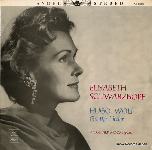 SCHWARZKOPF, ELISABETH wolf; goethe lieder AA-8292