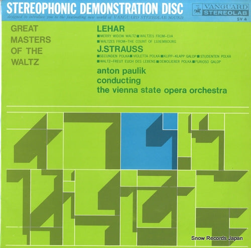 PAULIK, ANTON great masters of the waltz SV4