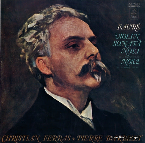 FERRAS, CHRISTIAN / BARBIZET, PIERRE faure; violin sonata nos.1 & 2 AA.7400