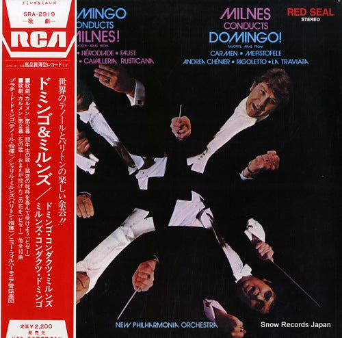 DOMINGO AND MILNES domingo conducts milnes! milnes conducts domingo! SRA-2919
