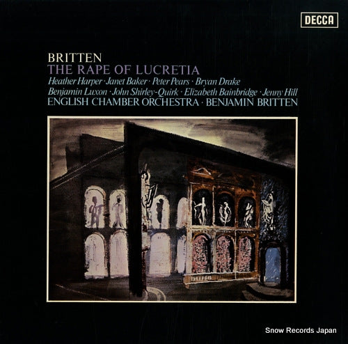 BRITTEN, BENJAMIN britten; the rape of lucretia SET492-3