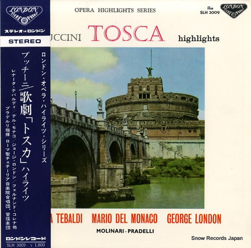 MOLINARI-PRADELLI, FRANCESCO puccini; "tosca" highlights SLH3009