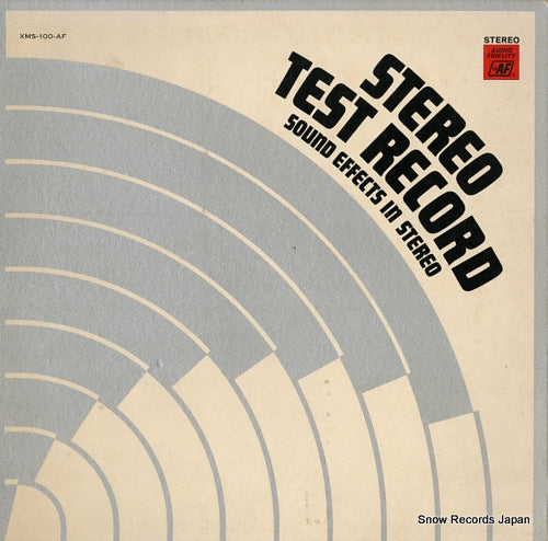 V/A stereo test record / sound effects in stereo XMS-100-AF