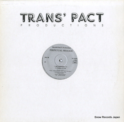 PERPETUAL MESSAGE sectosphere VOL96