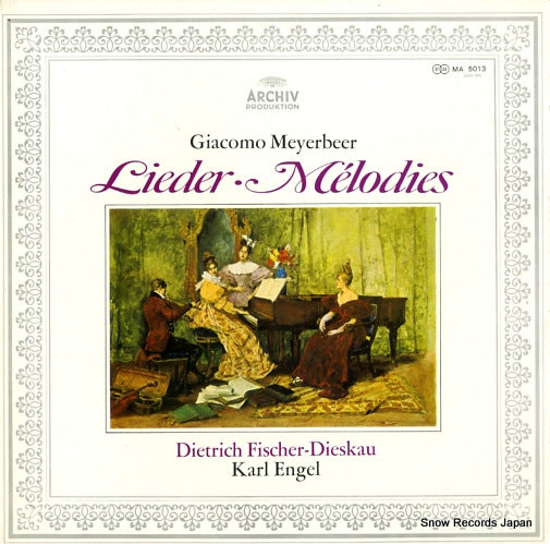 FISCHER-DIESKAU, DIETRICH meyerbeer; lieder-melodies MA5013