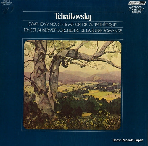ANSERMET, ERNEST tchaikovsky; symphony no.6 in b minor, op.74 "pathetique" STS15143