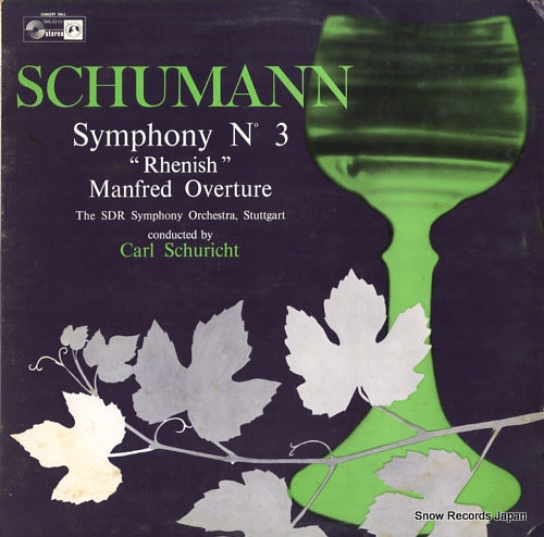 SCHURICHT, CARL schumann; symphony no.3 "rhenish" / manfred overture SMS-2217J