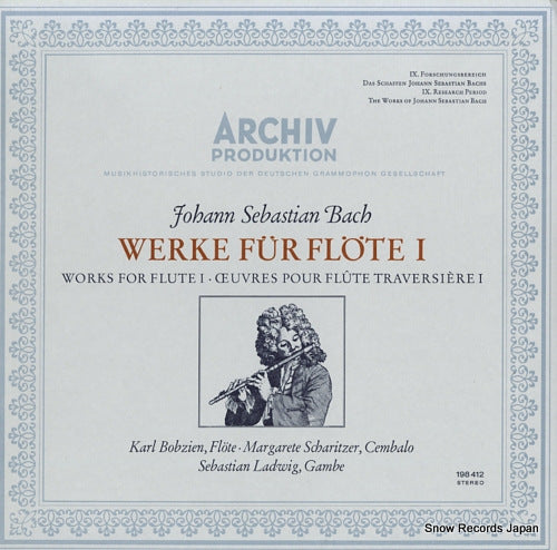 BOBZIEN, KARL bach; werke fur flote i 198412