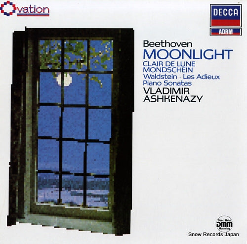 ASHKENAZY, VLADIMIR beethoven; moonlight 6.43527