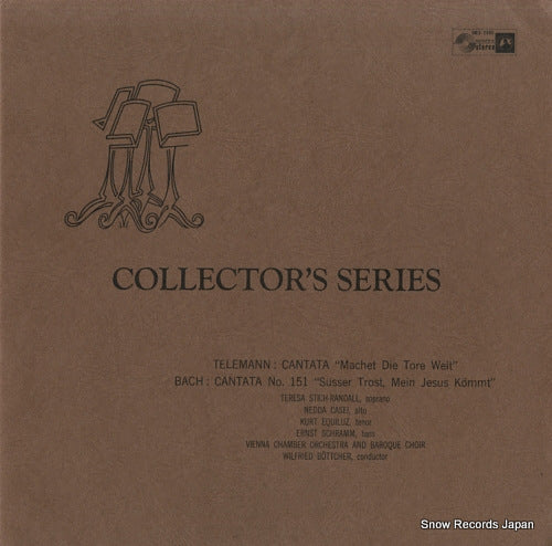 BOTTCHER, WILFRIED telemann; cantata "machet die tore weit" SMS-2486