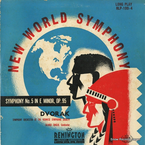 SINGER, GEORGE dvorak; new world symphony / symphony no.5 in e minor, op.95 RLP-199-4