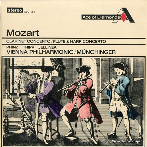 MUNCHINGER, KARL mozart; clarinet concerto / flute & harp concerto SDD155