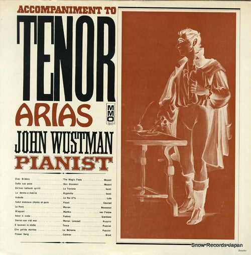 WUSTMAN, JOHN accompaniments to tenor arias MMO7017